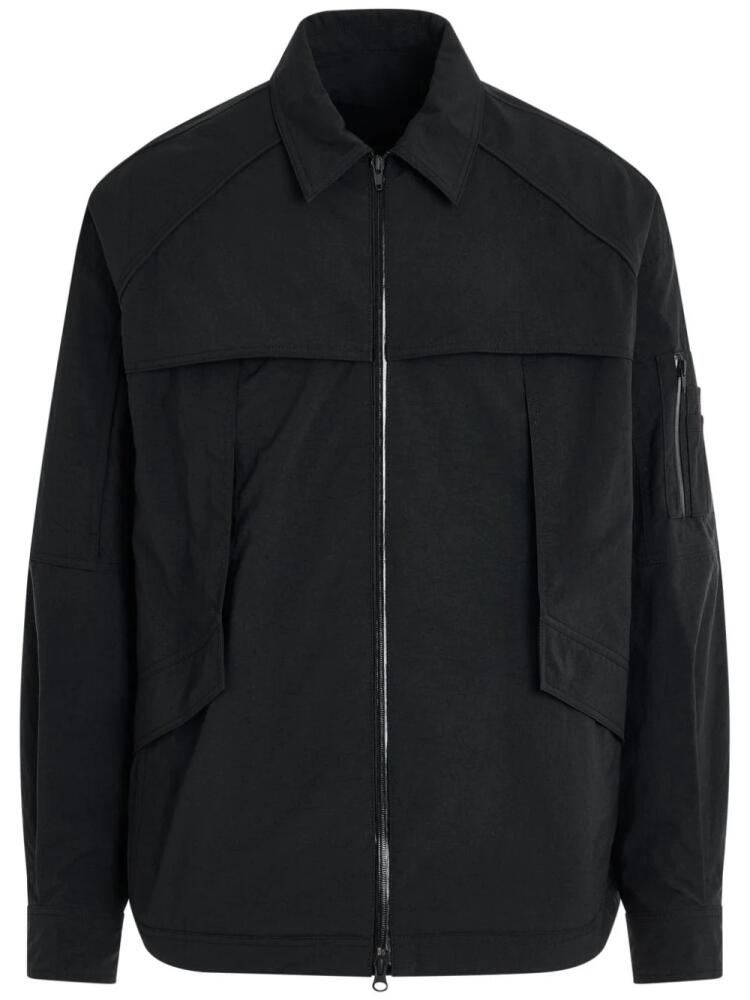 Juun.J sleeve pocket zipped shirt - Black Cover