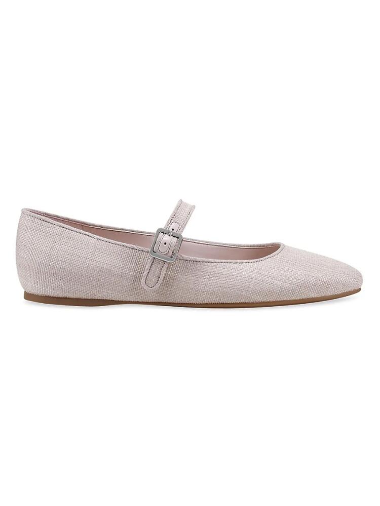 Marc Fisher LTD Women's Lailah Textured Mary Janes - Pink Cover