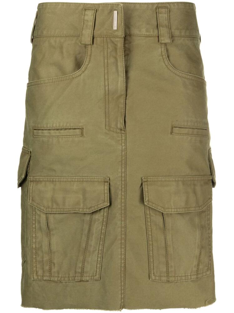 Givenchy high-waist cargo skirts - Green Cover