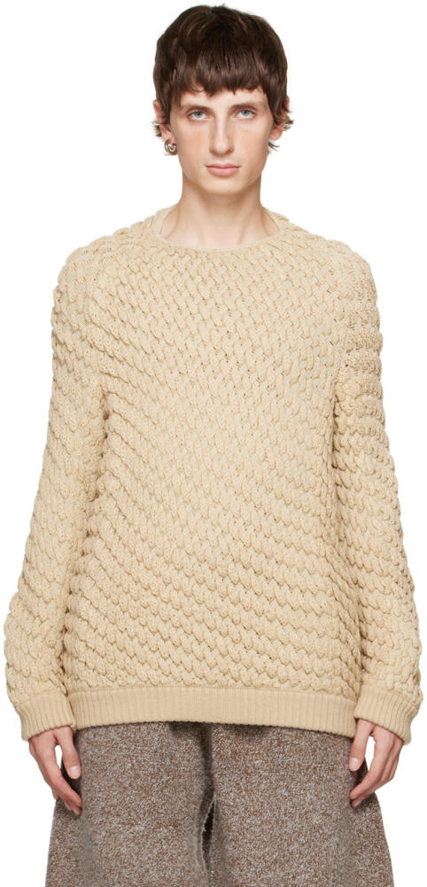 Isa Boulder Beige Nonhoodie Sweater Cover