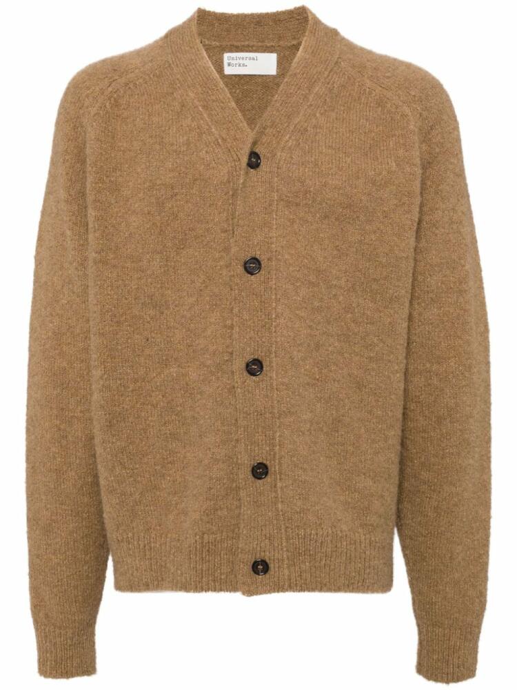 Universal Works David cardigan - Brown Cover