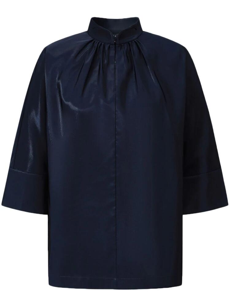 Shanghai Tang x Jacky Tsai pleated blouse - Black Cover