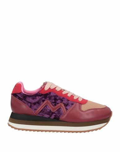 Malìparmi Woman Sneakers Burgundy Textile fibers Cover