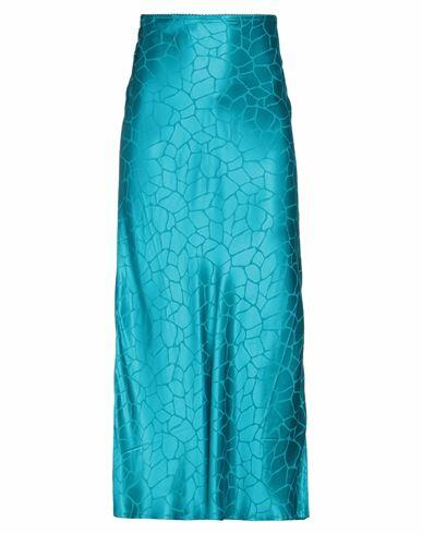 The Andamane Woman Maxi skirt Turquoise Viscose, Elastane Cover