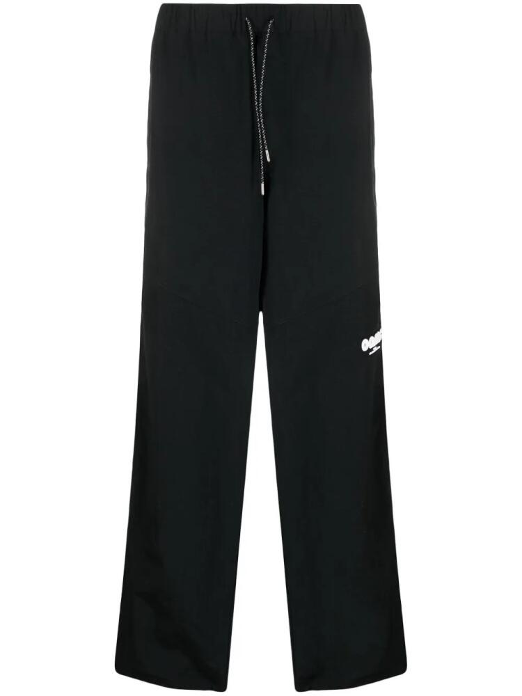 OAMC logo-patch track pants - Black Cover