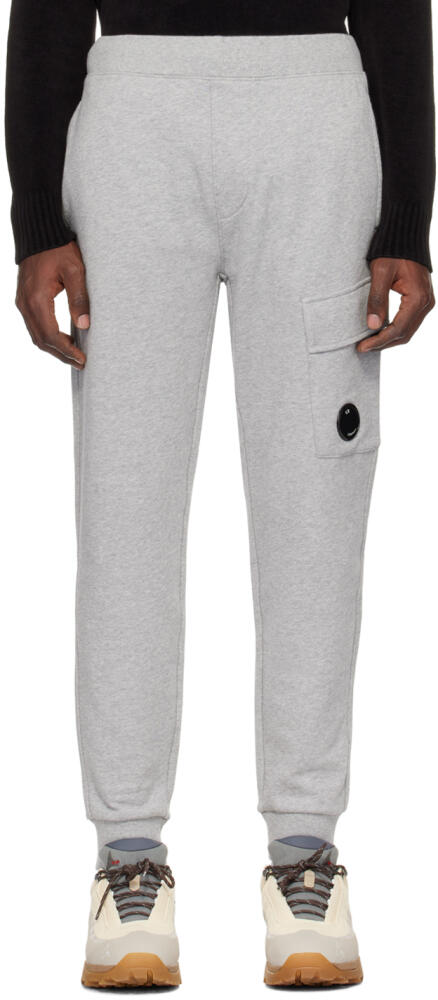 C.P. Company Gray Cargo Sweatpants Cover