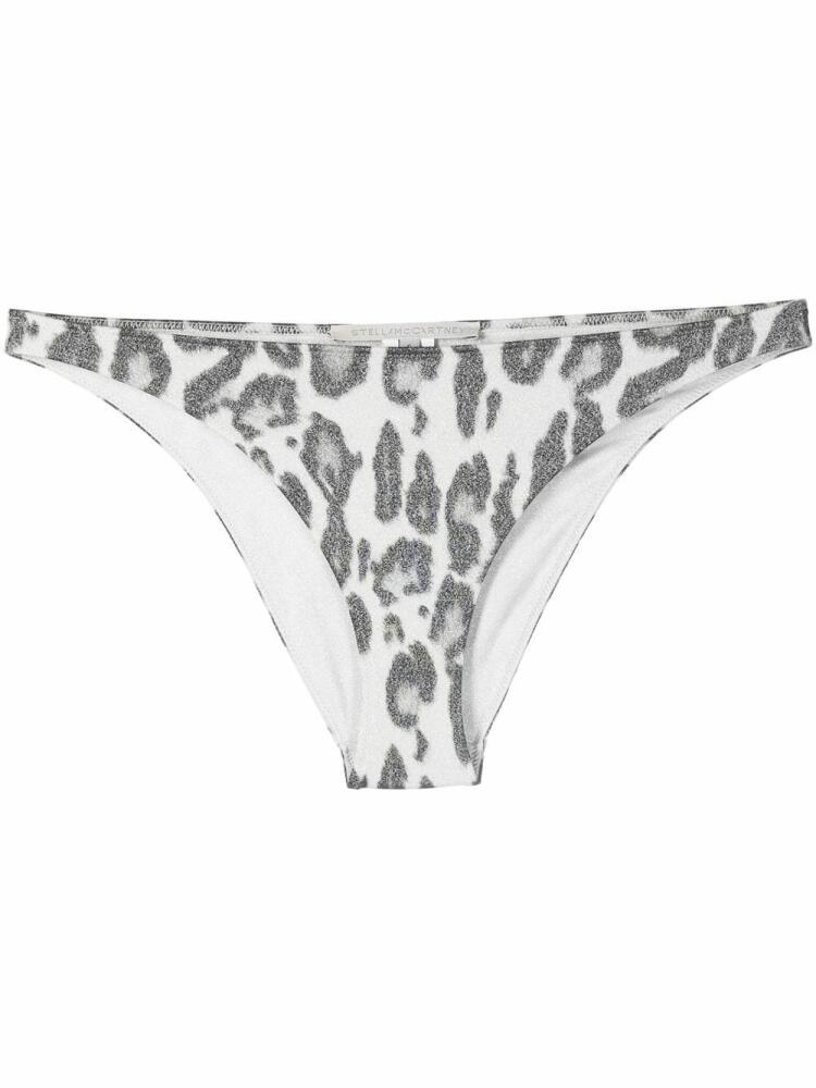 Stella McCartney leopard-print bikini bottoms - Silver Cover