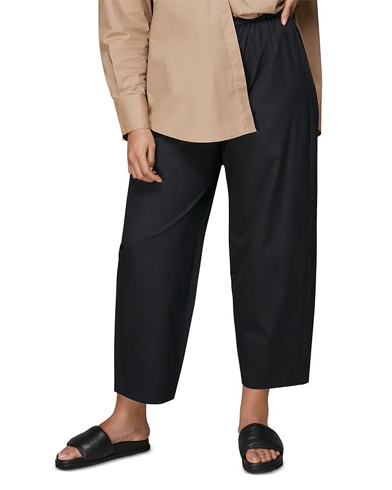 Whistles Poplin Barrel Leg Trousers Cover