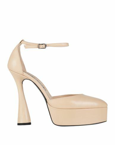 Eddy Daniele Woman Pumps Blush Leather Cover