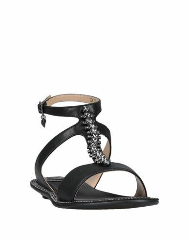 Tua By Braccialini Woman Sandals Black Textile fibers Cover