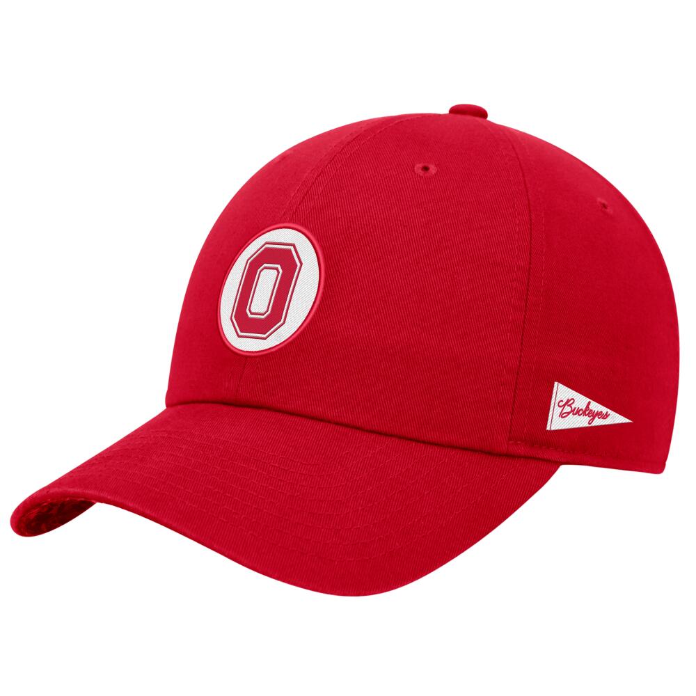 Ohio State Logo Nike Unisex College Adjustable Cap in Red Cover