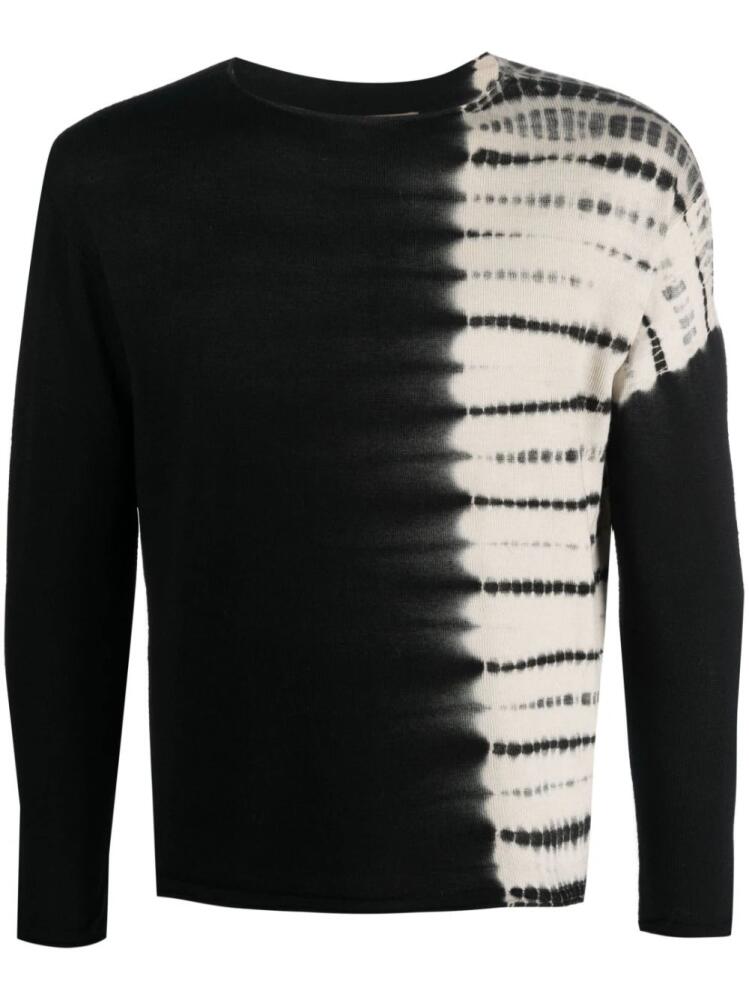 Suzusan tie-dye wool jumper - Black Cover