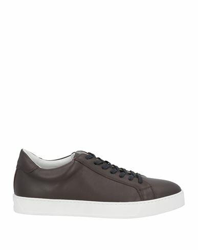 Tf Sport Man Sneakers Dark brown Calfskin Cover