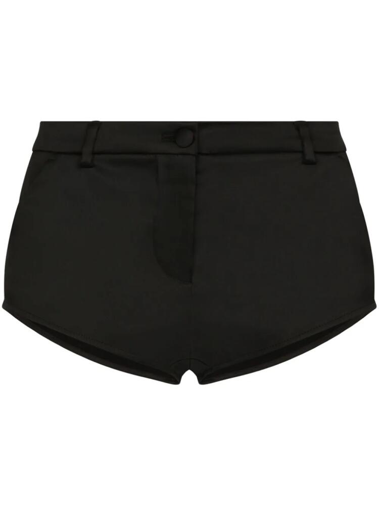 Dolce & Gabbana satin mini shorts - Black Cover