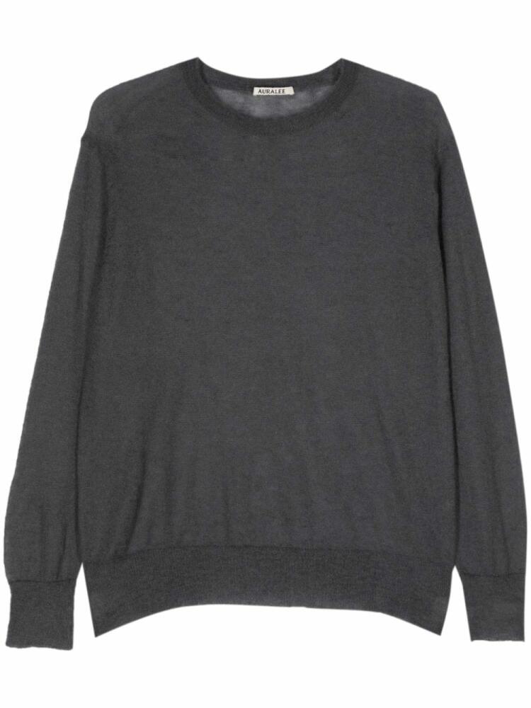 Auralee semi-sheer fine-knit jumper - Grey Cover