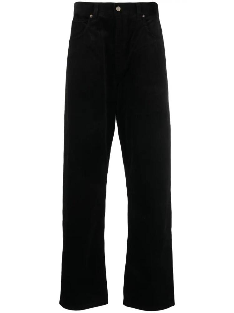 Société Anonyme Baggys corduroy straight-leg trousers - Black Cover