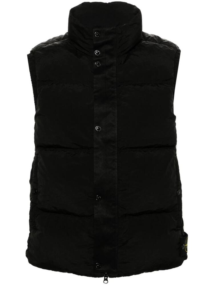 Stone Island Compass-badge gilet - Black Cover