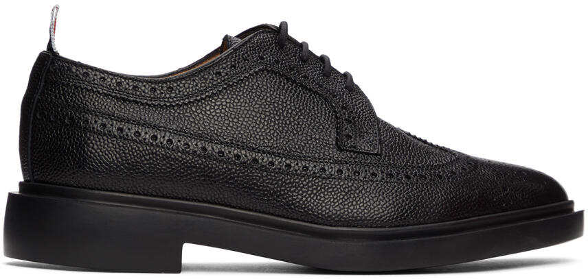 Thom Browne Black Classic Longwing Brogues Cover