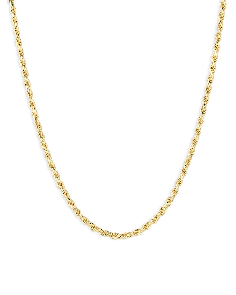 Argento Vivo Rope Necklace in 18K Gold Plated Sterling Silver, 16-18 Cover