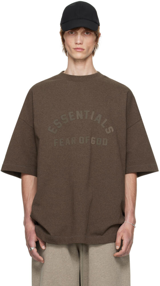 Fear of God ESSENTIALS Brown Bonded T-Shirt Cover