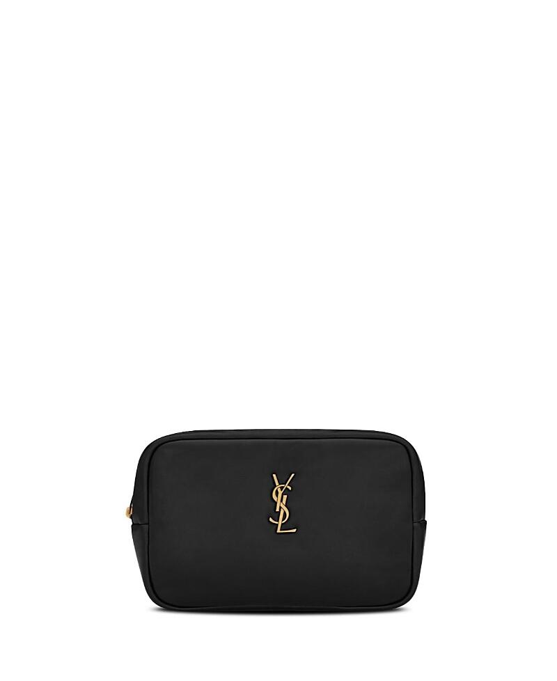 Saint Laurent Cassandre Cosmetic Pouch in Lambskin Cover