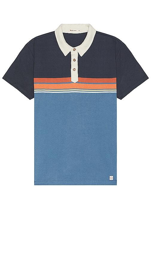 Marine Layer Engineered Stripe Polo in Multi Cover