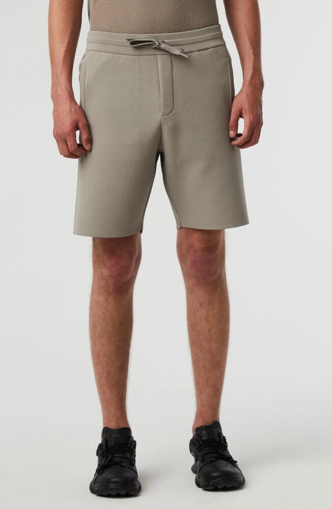 AlphaTauri Posos Knit Drawstring Performance Shorts in Mud Cover