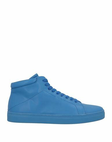 Yatay Woman Sneakers Blue Leather Cover