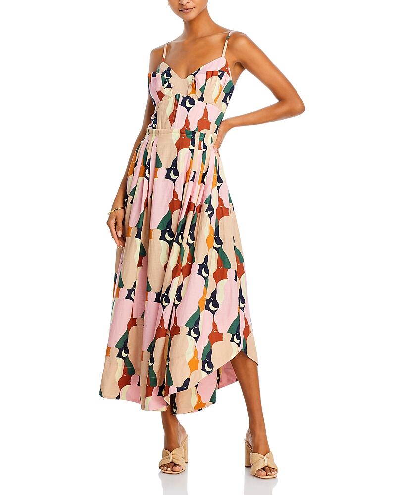 Farm Rio The Kiss Printed Maxi Dress Cover