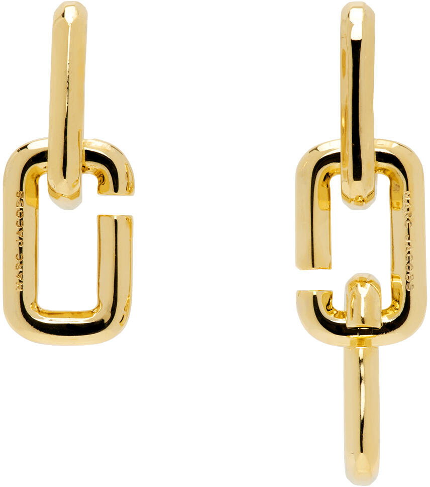 Marc Jacobs Gold 'The J Marc Chain Link' Earrings Cover