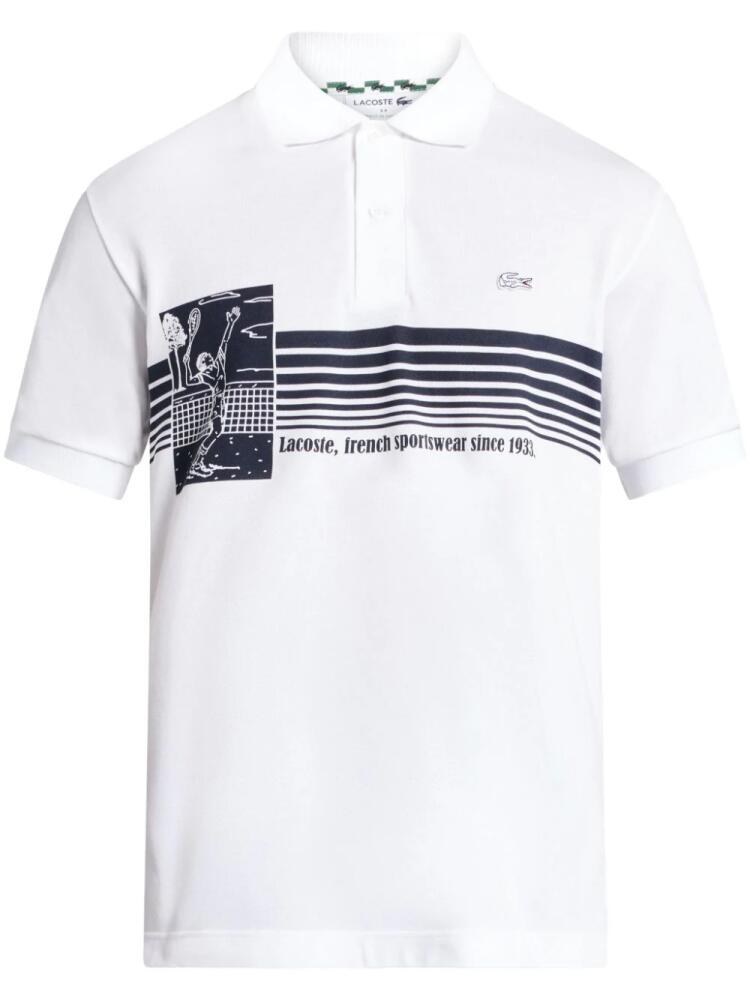 Lacoste French Made cotton polo shirt - White Cover