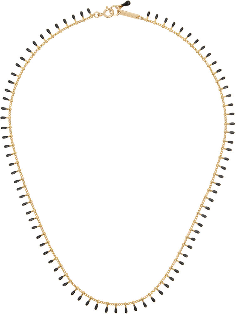 Isabel Marant Gold & Black Casablanca Necklace Cover