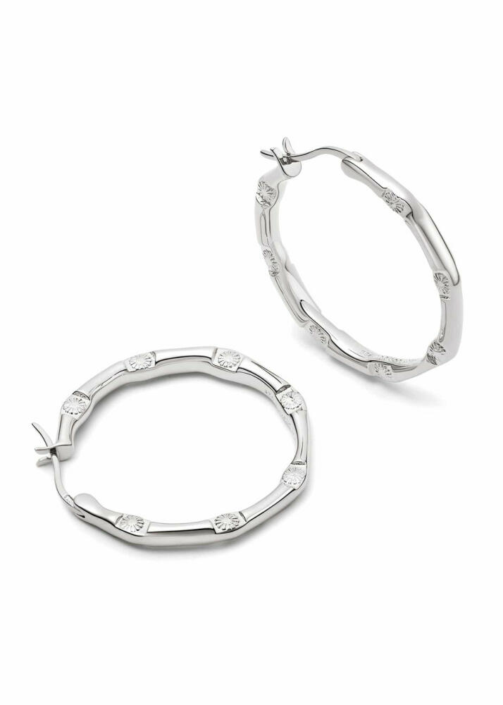 Daisy London X Estée Lalonde Goddess Glow Sterling Silver Hoop Earrings Cover