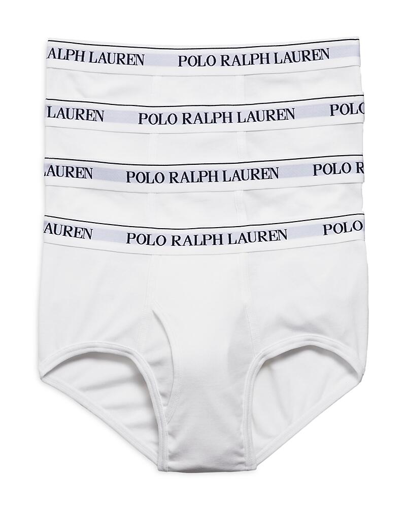 Polo Ralph Lauren Cotton Logo Waistband Briefs, Pack of 4 Cover