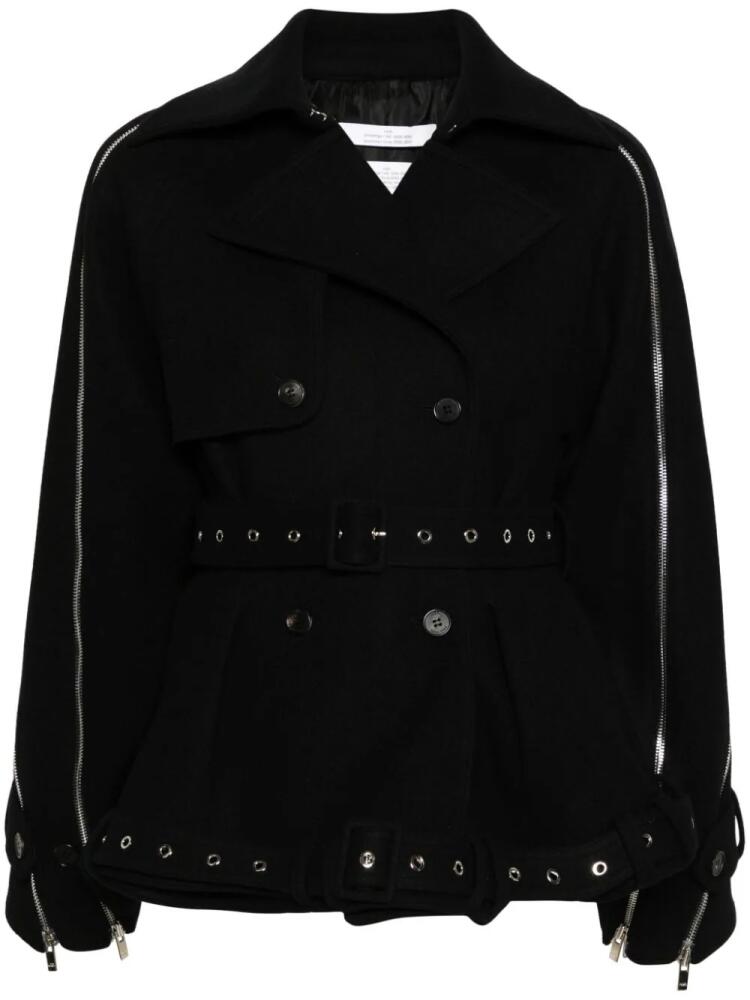 Rokh Multi-zipped jacket - Black Cover