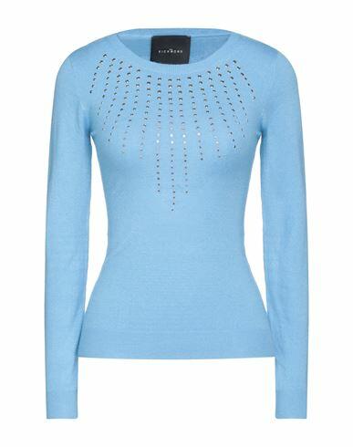 John Richmond Woman Sweater Sky blue Viscose, Polyester, Nylon Cover