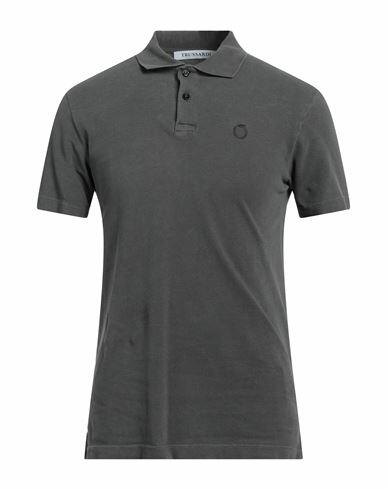 Trussardi Man Polo shirt Lead Cotton Cover