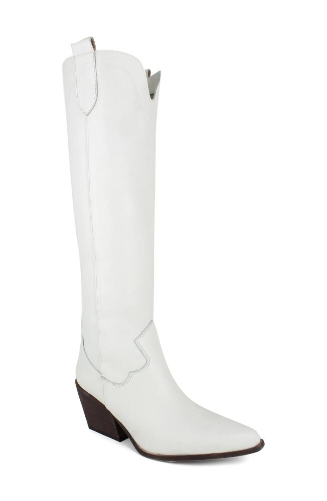 ZIGI Valezka Knee High Boot in Bone Leather Cover