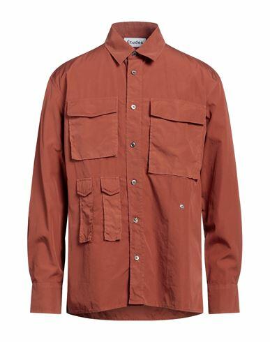 Études Man Shirt Tan Cotton Cover