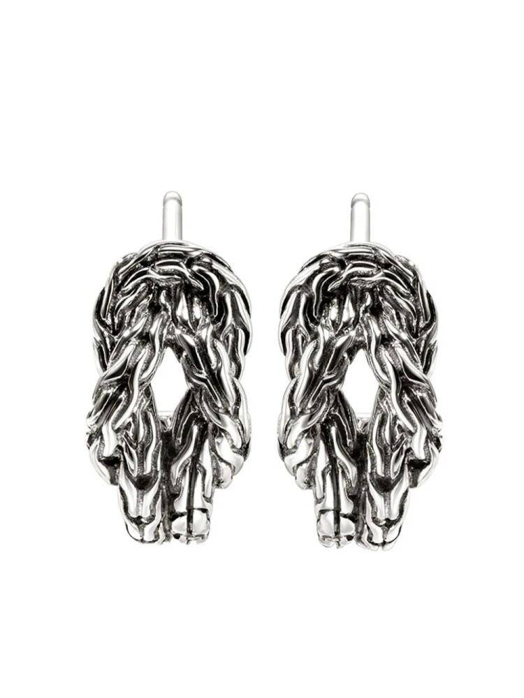 John Hardy Love Knot hoop earrings - Silver Cover