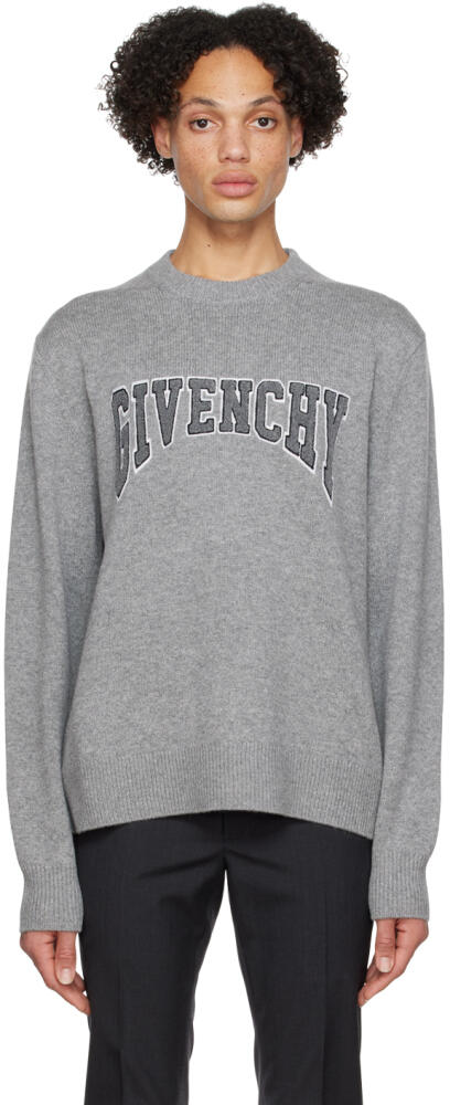 Givenchy Gray College Sweater Cover