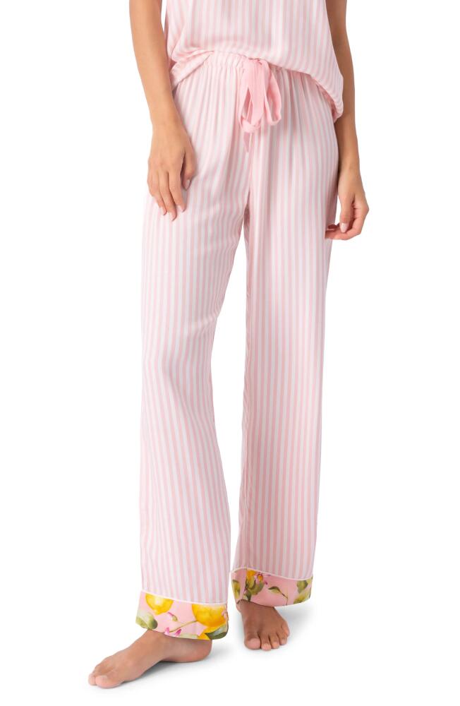 PJ Salvage In Bloom Stripe Pajama Pants in Pink Dream Cover