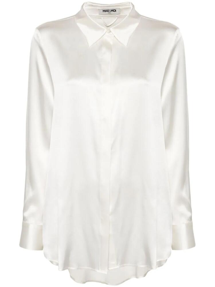 Max & Moi Levy satin shirt - White Cover