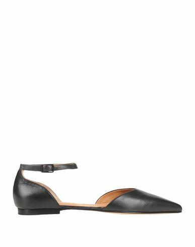 Pomme D'or Woman Ballet flats Black Soft Leather Cover