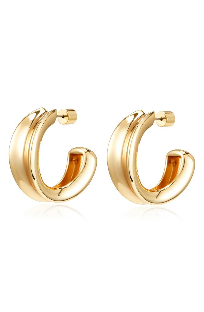 Jenny Bird Doune Hoop Earrings in Gold Cover