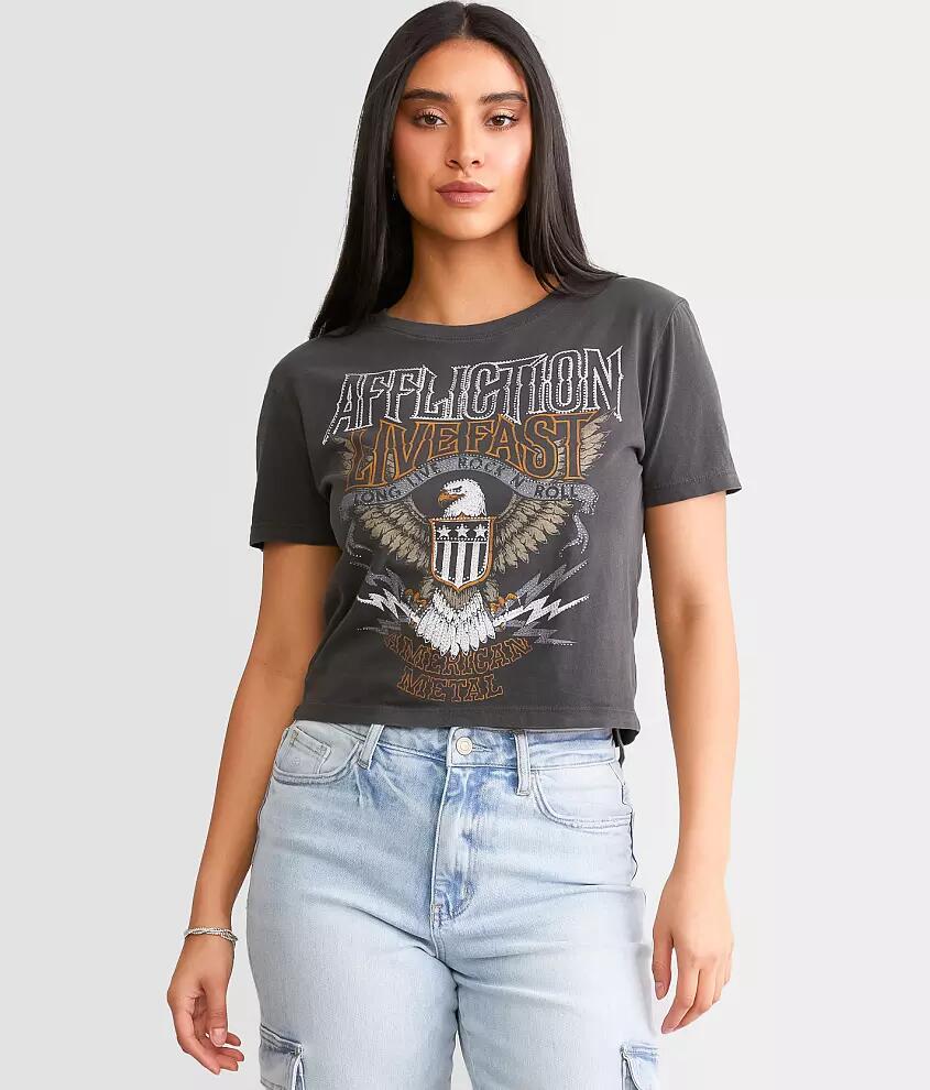 Affliction Sweet Home Cropped T-Shirt Cover