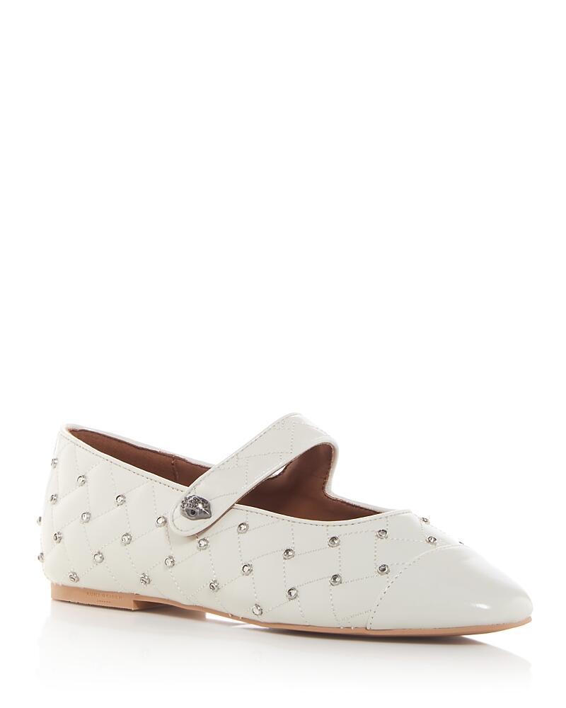 Kurt Geiger London Women's Orbit Embellished Mary Jane Flats Cover