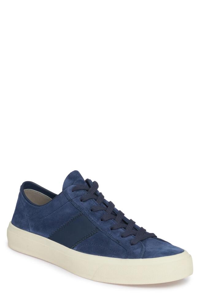 TOM FORD Cambridge Low Top Sneaker in Ultramarine/Cream Cover