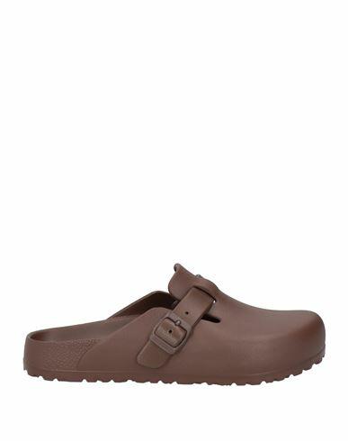 Birkenstock Man Mules & Clogs Brown Rubber Cover