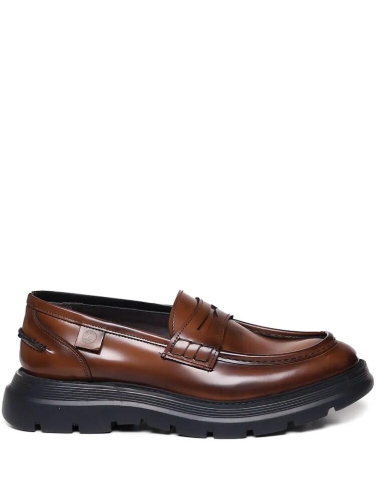 Giuliano Galiano Kobra loafers - Brown Cover